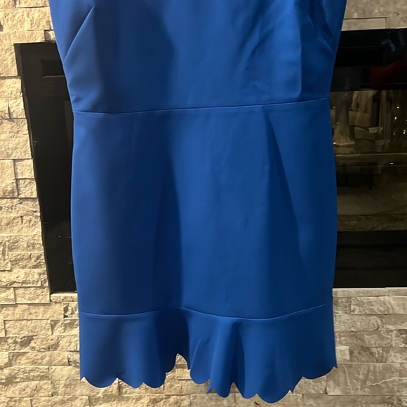 J. Crew Blue Sheath Mini cocktail Dress size 14 - Picture 5 of 10